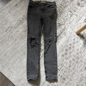 Free People Charcoal Skinny Jeans